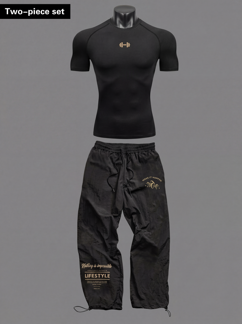 Manfinity Sport Men’s Summer Activewear Gym Set