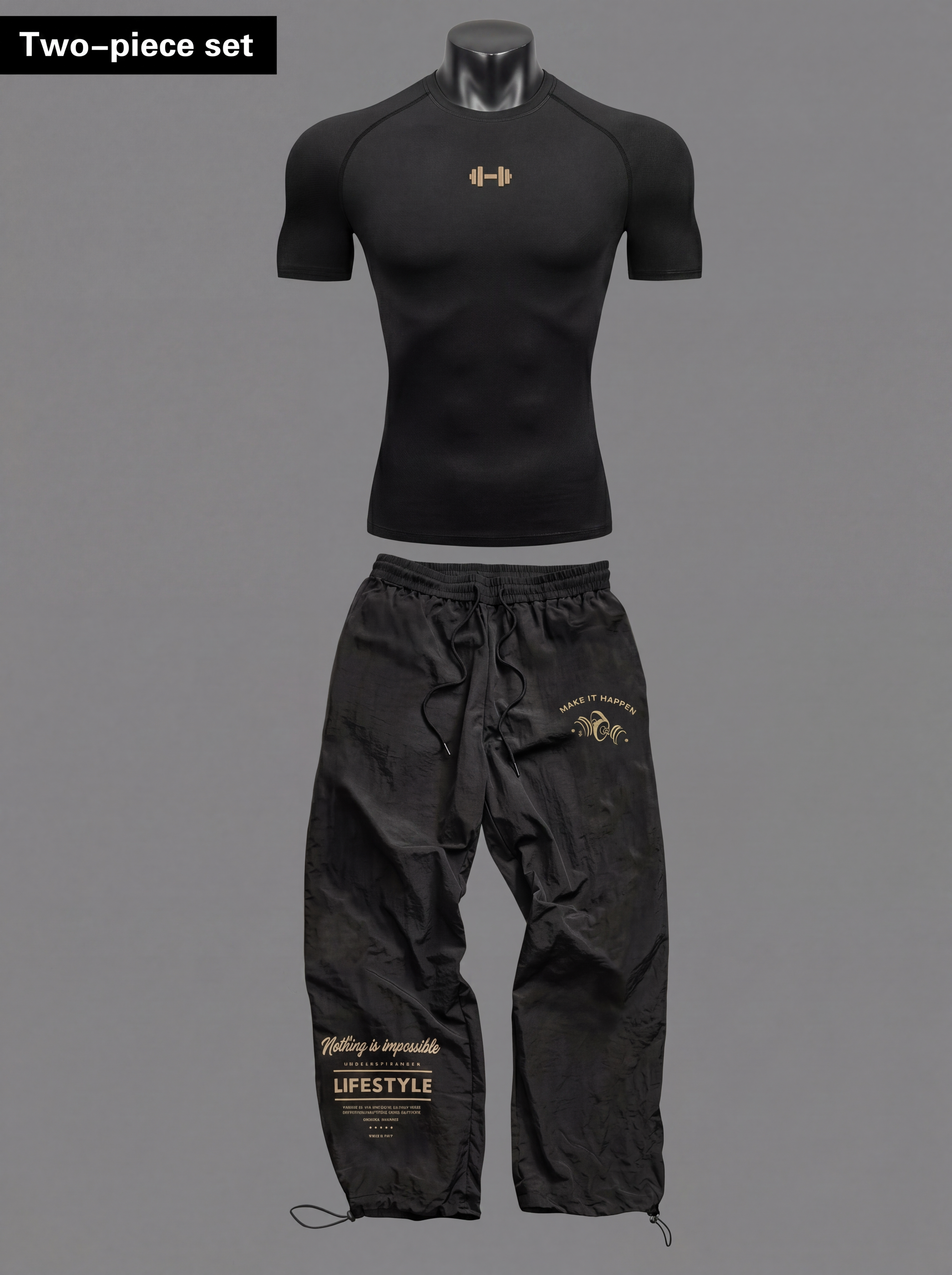 Manfinity Sport Men’s Summer Activewear Gym Set