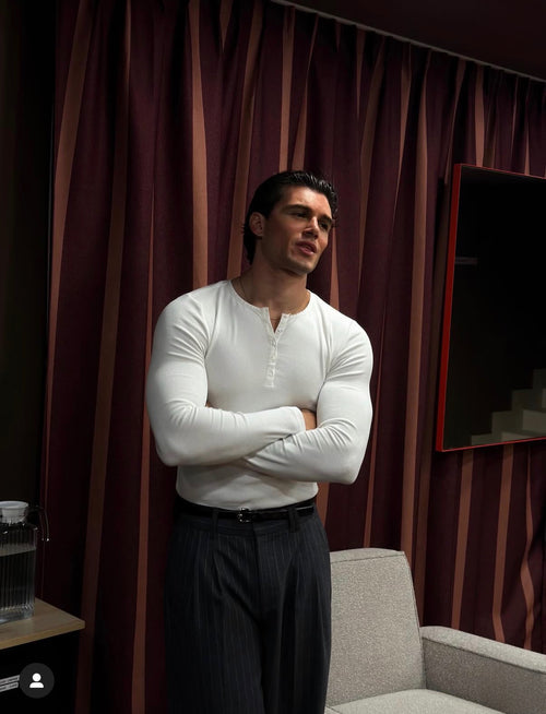 Bartus Elevate Your Everyday Look with Premium Henley T-shirt