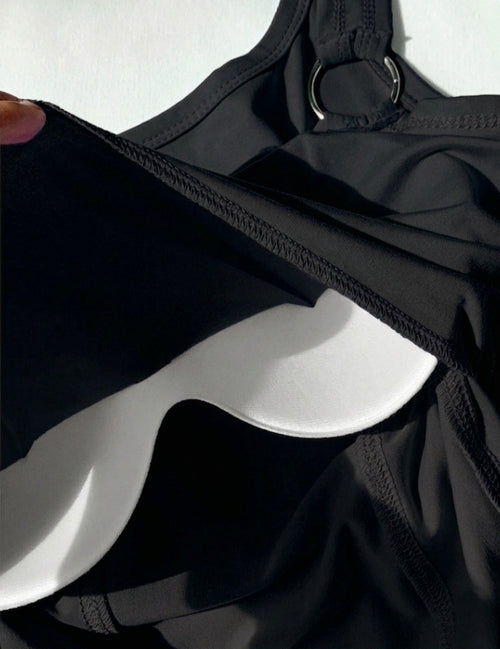 Bartus 3pcs Women Simple And Versatile Daily Spring And Summer Matching Tank Top(Including Chest Pads)