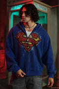 Bartus Superman Apex Zip-Up-Royal Blue