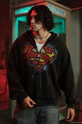 Bartus Superman Apex Zip-Up-Black