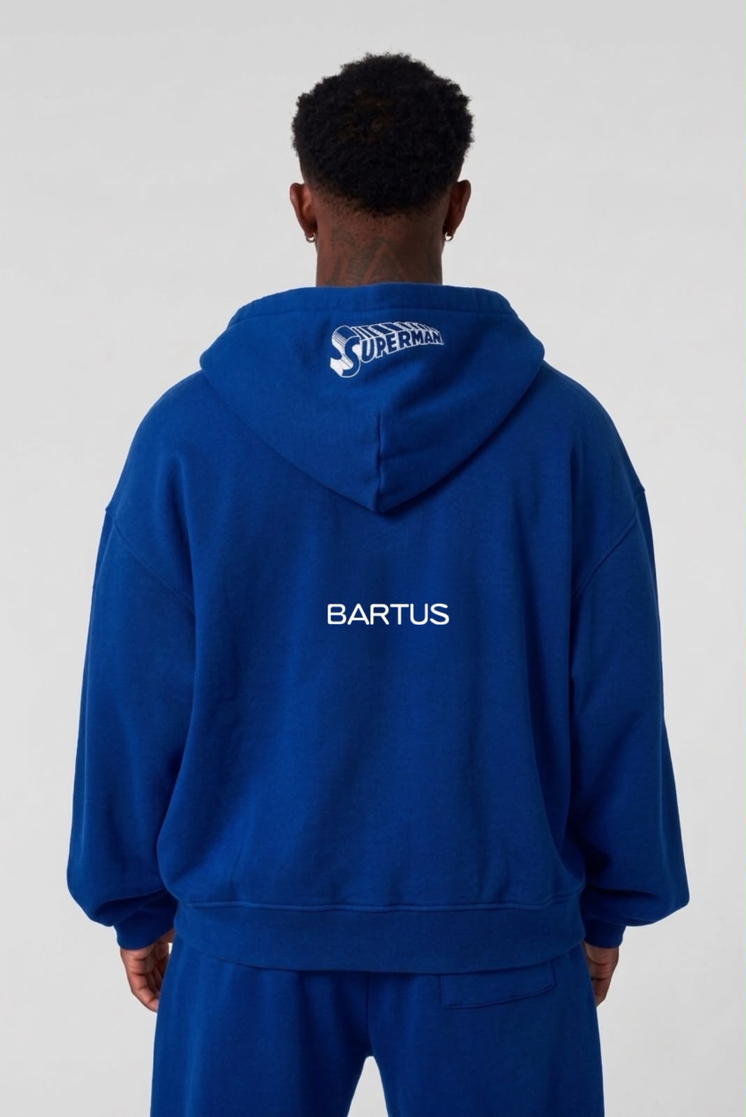 Bartus Superman Apex Zip-Up-Royal Blue
